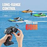 Jucarii, Copii si Bebe - Jucarii si jocuri - Vehicule si jucarii cu telecomanda - Barci cu telecomanda - Barca cu telecomanda iUni HJ819, RC High-Speed Boat, Viteza 15 km/h, 2.4GHz, Albastru - Infinity.ro