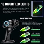 Jucarii, Copii si Bebe - Jucarii si jocuri - Vehicule si jucarii cu telecomanda - Barci cu telecomanda - Barca cu telecomanda iUni HJ819, RC High-Speed Boat, Viteza 15 km/h, 2.4GHz, Verde - Infinity.ro