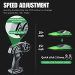 Jucarii, Copii si Bebe - Jucarii si jocuri - Vehicule si jucarii cu telecomanda - Barci cu telecomanda - Barca cu telecomanda iUni HJ819, RC High-Speed Boat, Viteza 15 km/h, 2.4GHz, Verde - Infinity.ro