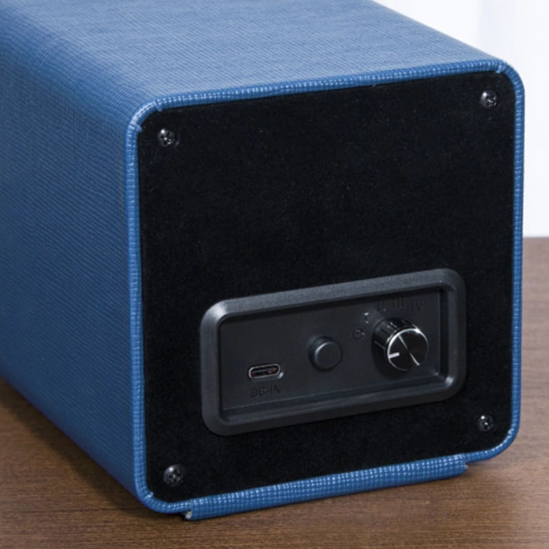 Fashion, accesorii si bijuterii - Barbati - Bijuterii barbati - Ceasuri barbati - Cutie intors ceas automatic iUni, Watch Winder, Piele ecologica, Albastru - Infinity.ro