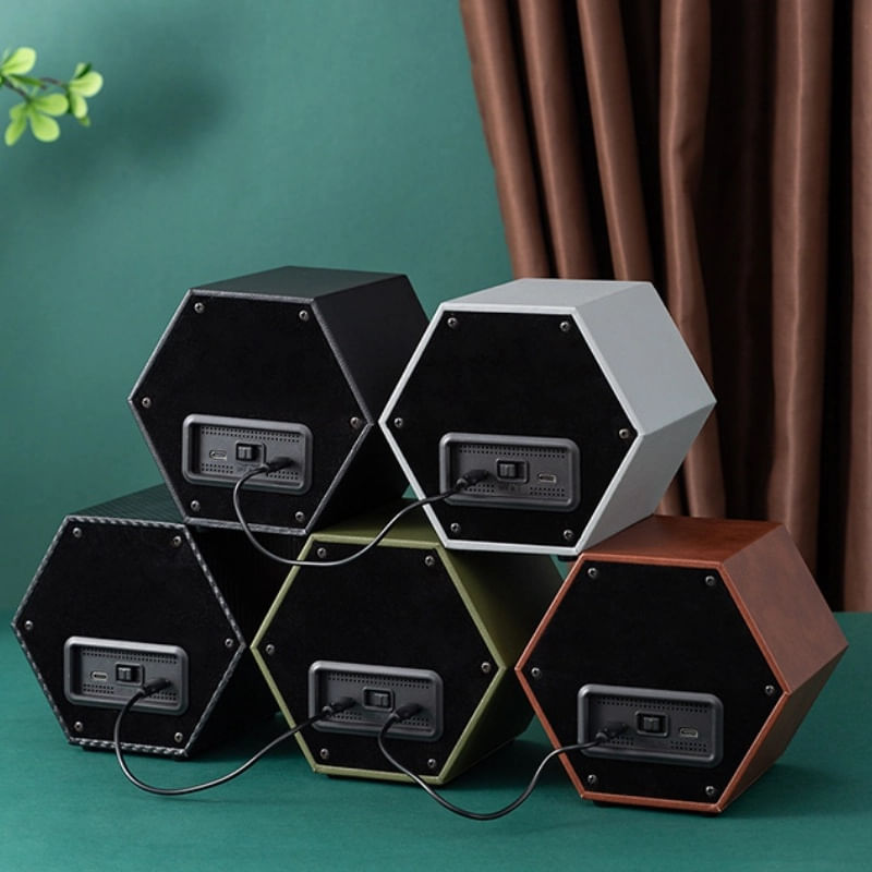 Fashion, accesorii si bijuterii - Barbati - Bijuterii barbati - Ceasuri barbati - Cutie intors ceas automat iUni, Watch Winder, Piele ecologica, Kaki - Infinity.ro