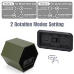 Fashion, accesorii si bijuterii - Barbati - Bijuterii barbati - Ceasuri barbati - Cutie intors ceas automat iUni, Watch Winder, Piele ecologica, Kaki - Infinity.ro