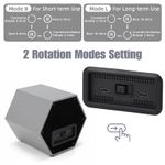 Fashion, accesorii si bijuterii - Barbati - Bijuterii barbati - Ceasuri barbati - Cutie intors ceas automat iUni, Watch Winder, Piele ecologica, Gri - Infinity.ro