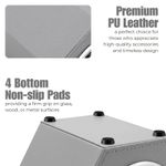 Fashion, accesorii si bijuterii - Barbati - Bijuterii barbati - Ceasuri barbati - Cutie intors ceas automat iUni, Watch Winder, Piele ecologica, Gri - Infinity.ro