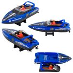 Jucarii, Copii si Bebe - Jucarii si jocuri - Vehicule si jucarii cu telecomanda - Barci cu telecomanda - Barca cu telecomanda iUni HJ821, RC High-Speed Boat, Viteza 15 km/h, 2.4GHz, Blue - Infinity.ro