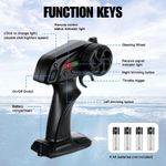 Jucarii, Copii si Bebe - Jucarii si jocuri - Vehicule si jucarii cu telecomanda - Barci cu telecomanda - Barca cu telecomanda iUni HJ821, RC High-Speed Boat, Viteza 15 km/h, 2.4GHz, White - Infinity.ro