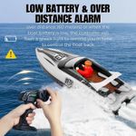 Jucarii, Copii si Bebe - Jucarii si jocuri - Vehicule si jucarii cu telecomanda - Barci cu telecomanda - Barca cu telecomanda iUni HJ821, RC High-Speed Boat, Viteza 15 km/h, 2.4GHz, White - Infinity.ro