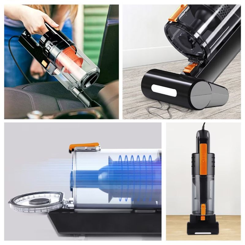 Auto si Moto - Intretinere auto - Aspiratoare auto - Aspirator Auto Renew Force cu Tehnologie Cyclone, Perie Turbo cu LED, Filtru HEPA, Alimentare Priza Auto 12V - Infinity.ro