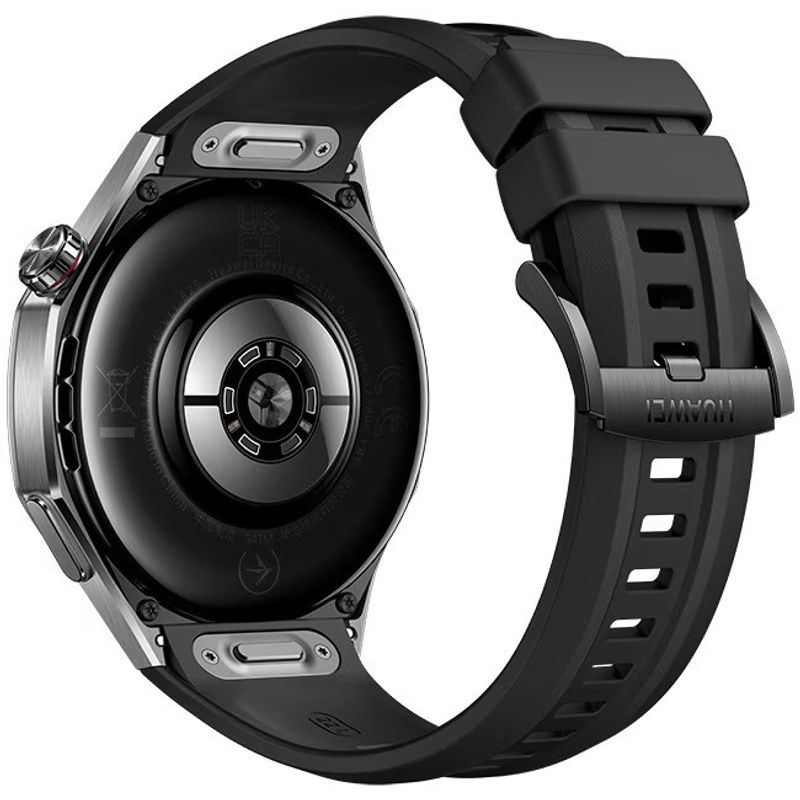 Laptop, Telefoane si Tablete - Wearables si gadgeturi - Wearables - Smartwatch-uri - Smartwatch Huawei Watch GT 5 Pro, 46MM, Tarnish Titanium Case, Black Fluoroelastomer Strap - Infinity.ro