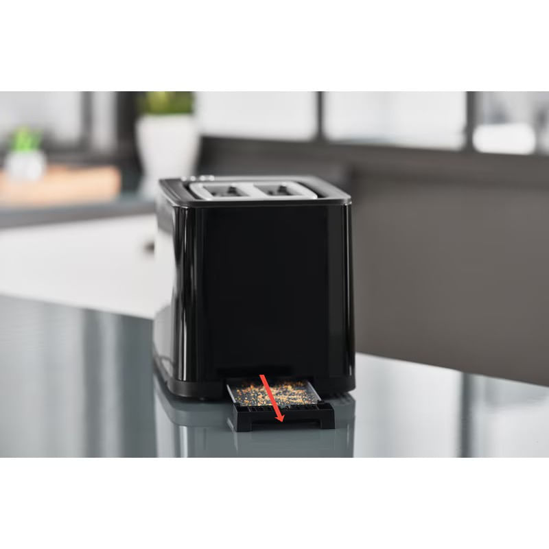 Electronice si Electrocasnice - Electrocasnice bucatarie - Preparare paine - Prajitoare de paine - Prajitor de paine Tefal Smart'n Light TT640810, 850W, 2 felii, ecran digital, 3 functii dedicate, 7 niveluri de rumenire - Infinity.ro