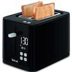 Electronice si Electrocasnice - Electrocasnice bucatarie - Preparare paine - Prajitoare de paine - Prajitor de paine Tefal Smart'n Light TT640810, 850W, 2 felii, ecran digital, 3 functii dedicate, 7 niveluri de rumenire - Infinity.ro