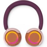 TV, Audio-Video si Foto - Portabile audio - Casti audio - Casti pentru copii On-Ear PHILIPS TAK4200MP/00, Wireless, Bluetooth, Microfon, Lumini LED, Violet - Infinity.ro