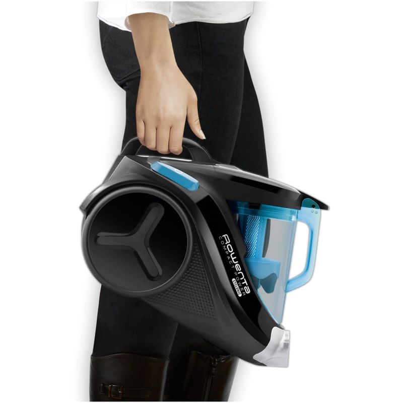 Electronice si Electrocasnice - Ingrijirea locuintei - Aspiratoare - Aspirator fara sac Rowenta Compact Power Cyclonic RO3731EA, 750 W, recipient praf 1.5l, motor EffiTech - Infinity.ro