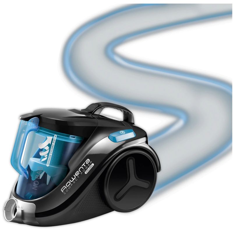 Electronice si Electrocasnice - Ingrijirea locuintei - Aspiratoare - Aspirator fara sac Rowenta Compact Power Cyclonic RO3731EA, 750 W, recipient praf 1.5l, motor EffiTech - Infinity.ro