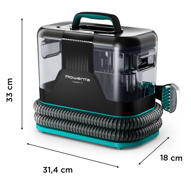 Electronice si Electrocasnice - Ingrijirea locuintei - Aspiratoare - Aspirator cu spalare Rowenta Clean IT IN5020F0, 750W, putere aspirare 13.5kpa, rezervor apa & detergent 2.3L - Infinity.ro