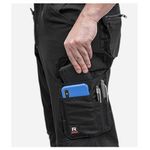 Casa si Gradina - Constructii - Echipamente de lucru - Imbracaminte protectia muncii - Pantaloni de lucru pentru barbati, Vertex W07, Malfini, 66% poliamida, 10 buzunare Negru 46 - Infinity.ro