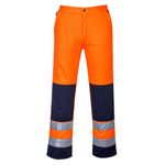 Casa si Gradina - Constructii - Echipamente de lucru - Imbracaminte protectia muncii - Pantaloni de protectie HiVis Seville Portwest-TX71 L Portocaliu - Infinity.ro