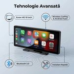 Auto si Moto - Electronice auto - Navigatii GPS - Player auto portabil cu Apple CarPlay si Android Auto - Ecran 10 inch HD - Infinity.ro