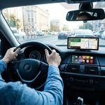 Auto si Moto - Electronice auto - Navigatii GPS - Player auto portabil cu Apple CarPlay si Android Auto - Ecran 10 inch HD - Infinity.ro