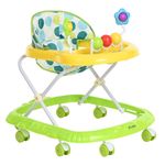 Jucarii, Copii si Bebe - Carucioare si articole de transport - Premergatoare - Premergator din plastic cu 8 roti, 2 in 1, reglabil in inaltime, Verde - Infinity.ro