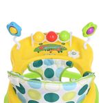 Jucarii, Copii si Bebe - Carucioare si articole de transport - Premergatoare - Premergator din plastic cu 8 roti, 2 in 1, reglabil in inaltime, Verde - Infinity.ro