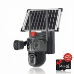 Casa si Gradina - Electrice - Smart Home - Camere de supraveghere - Camera de supraveghere cu panou solar V380 PRO - Conectivitate Wifi - 12MP 4K Ultra HD - Infinity.ro