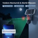 Casa si Gradina - Electrice - Smart Home - Camere de supraveghere - Camera de supraveghere cu panou solar V380 PRO - Conectivitate Wifi - 12MP 4K Ultra HD - Infinity.ro