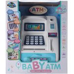 Jucarii, Copii si Bebe - Jucarii si jocuri - Jucarii & jocuri educative - Jucarii interactive - Pusculita tip bancomat cu functii reale si sunete - Retragere si depunere, Albastru - Infinity.ro