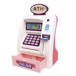 Jucarii, Copii si Bebe - Jucarii si jocuri - Jucarii & jocuri educative - Jucarii interactive - Pusculita tip bancomat cu functii reale si sunete - Retragere si depunere, Albastru - Infinity.ro