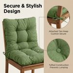 Casa si Gradina - Gradina si terasa - Mobilier exterior - Perne decorative exterior - Perna scaun cu spatar pentru exterior, verde, 100 x 50 cm, confort sporit, material rezistent - Infinity.ro