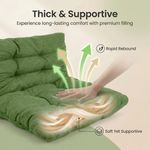 Casa si Gradina - Gradina si terasa - Mobilier exterior - Perne decorative exterior - Perna scaun cu spatar pentru exterior, verde, 100 x 50 cm, confort sporit, material rezistent - Infinity.ro