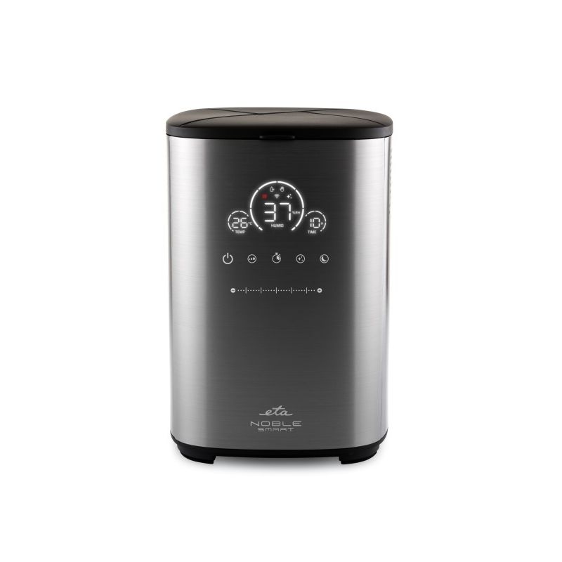 Electronice si Electrocasnice - Climatizare si sisteme de incalzire - Aparate filtrare aer - Umidificatoare - Umidificator de aer inteligent ETA Noble Smart 5629 90000, 4 litri, 110 W, ionizare, control Wi-Fi, ultrasunete - Infinity.ro