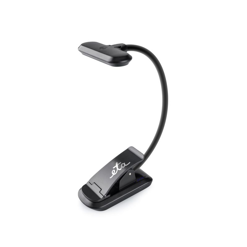 Casa si Gradina - Corpuri si surse de iluminat - Veioze si lampi - Veioze - Lampa cu LED ETA 0894 90000, baterie incorporata 600mAh pentru utilizare wireless, brat flexibil si clema, negru - Infinity.ro