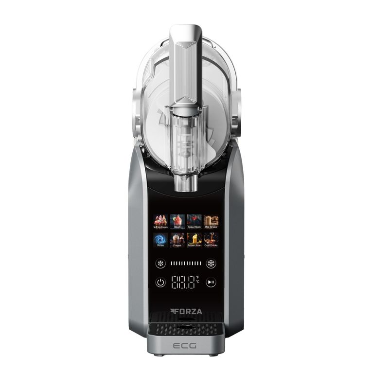 Electronice si Electrocasnice - Electrocasnice bucatarie - Aparate de gatit & desert - Aparate de preparat desert - Masina de inghetata si milkshake ECG Forza 9800, 220 W, 7 programe, 1.8 L, afisaj LCD tactil color, timer pana la 12 ore - Infinity.ro