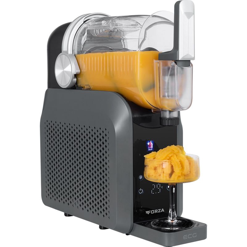 Electronice si Electrocasnice - Electrocasnice bucatarie - Aparate de gatit & desert - Aparate de preparat desert - Masina de inghetata si milkshake ECG Forza 9800, 220 W, 7 programe, 1.8 L, afisaj LCD tactil color, timer pana la 12 ore - Infinity.ro