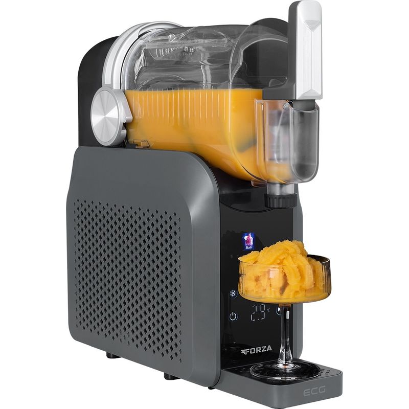 Electronice si Electrocasnice - Electrocasnice bucatarie - Aparate de gatit & desert - Aparate de preparat desert - Masina de inghetata si milkshake ECG Forza 9800, 220 W, 7 programe, 1.8 L, afisaj LCD tactil color, timer pana la 12 ore - Infinity.ro