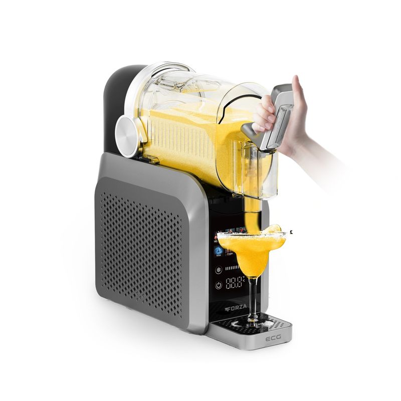Electronice si Electrocasnice - Electrocasnice bucatarie - Aparate de gatit & desert - Aparate de preparat desert - Masina de inghetata si milkshake ECG Forza 9800, 220 W, 7 programe, 1.8 L, afisaj LCD tactil color, timer pana la 12 ore - Infinity.ro