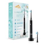 Ingrijire personala si Cosmetice - Igiena dentara - Periute de dinti electrice - Periuta electrica sonica ETA Sonetic 9707 90010, senzor de presiune, baterie Li-ion 3.7 V, cronometru, negru - Infinity.ro