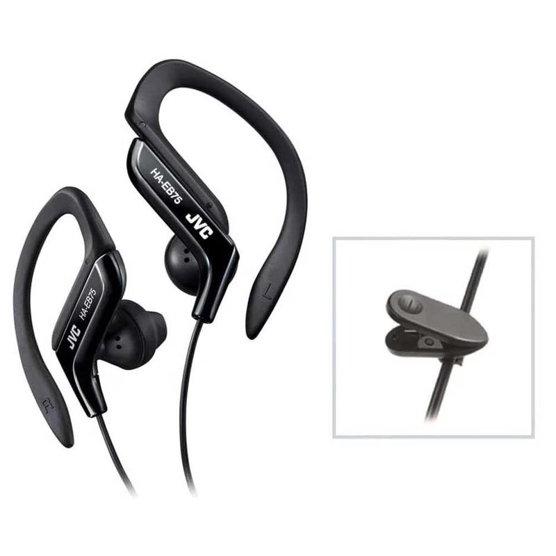TV, Audio-Video si Foto - Portabile audio - Casti audio - Casti sport JVC HA-EB75, Cu Fir, In-Ear, Confort si Stabilitate la Miscare, Negru - Infinity.ro