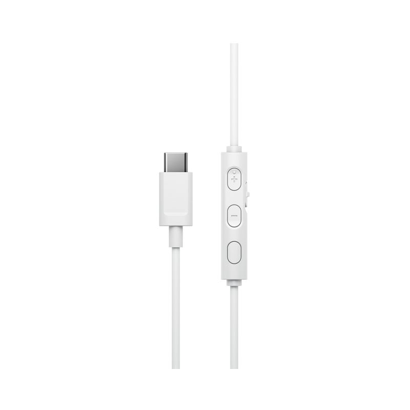 TV, Audio-Video si Foto - Portabile audio - Casti audio - Casti JVC HA-S33UC-W-U, Cu fir, On-Ear, Microfon, USB-C, alb - Infinity.ro