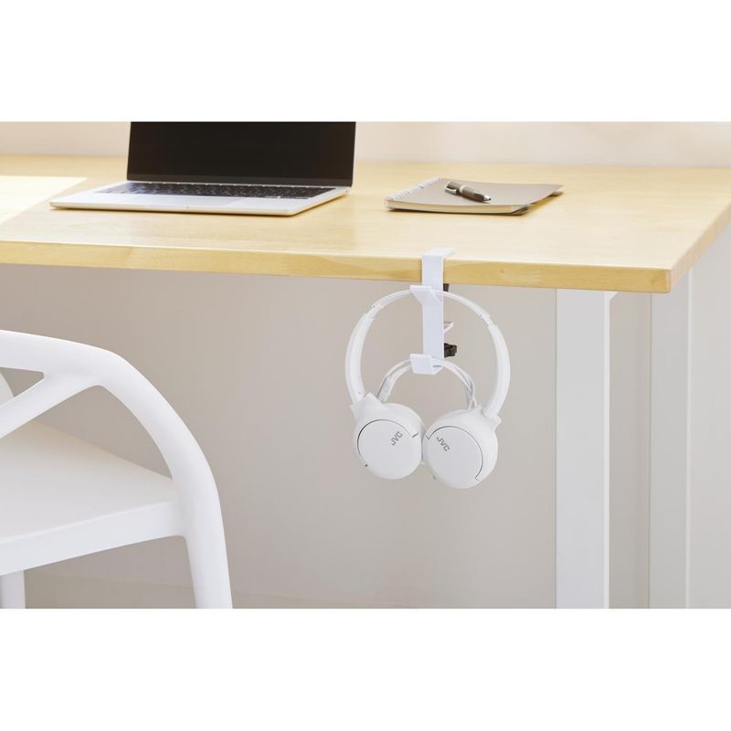 TV, Audio-Video si Foto - Portabile audio - Casti audio - Casti JVC HA-S33UC-W-U, Cu fir, On-Ear, Microfon, USB-C, alb - Infinity.ro