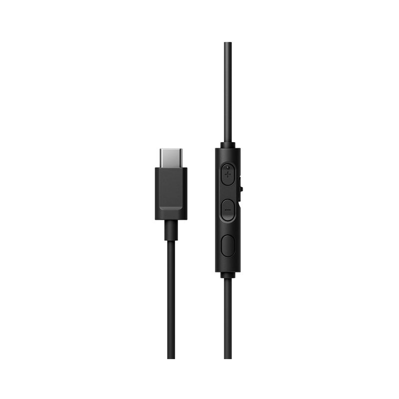 TV, Audio-Video si Foto - Portabile audio - Casti audio - Casti JVC HA-S33UC-B-U, Cu fir, On-Ear, Microfon, USB-C, negru - Infinity.ro
