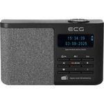 TV, Audio-Video si Foto - Portabile audio - Radio - Radio portabil ECG RD 250 DAB Black, FM/DAB/DAB+, 1.8 W, Bluetooth 5.3, baterie reincarcabila Li-Ion 3.7 V / 1900 mAh, - Infinity.ro