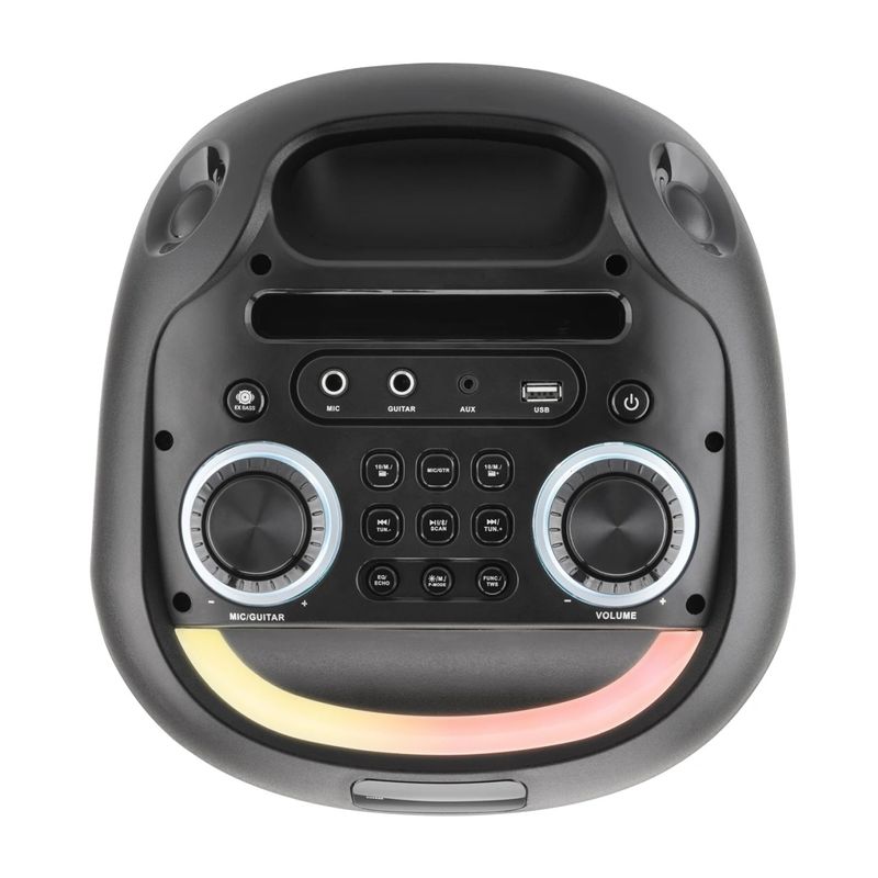 TV, Audio-Video si Foto - Portabile audio - Boxe portabile - Boxa portabila GoGEN PARTEE BPS 696, 70 W, Bluetooth, Karaoke cu microfon, FM, USB, AUX, LED, TWS, Negru - Infinity.ro