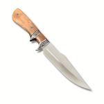 Sport si Outdoor - Camping - Cutite, bricege si accesorii - Cutite si bricege - Cutit camping full tang 31 cm, lama fixa, maner lemn, cutit supravietuire pentru outdoor, vanatoare, bushcraft - Infinity.ro