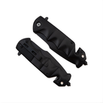 Sport si Outdoor - Camping - Cutite, bricege si accesorii - Cutite si bricege - Cutit pliabil outdoor 23 cm negru, lama inox cu blocare, taietor centura, spargator geam, camping - Infinity.ro