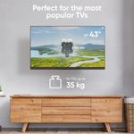 TV, Audio-Video si Foto - Accesorii TV si audio - Suporturi TV - Suport de Perete ONKRON M4SR-B pentru Monitor / Televizor 17-43Inch Max 35KG Negru - Infinity.ro