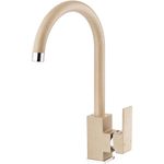 Casa si Gradina - Sanitare - Lavoar baie si accesorii - Baterii sanitare - Baterie Alveus Santo G55, monocomanda, finisaj Bej melange - Infinity.ro