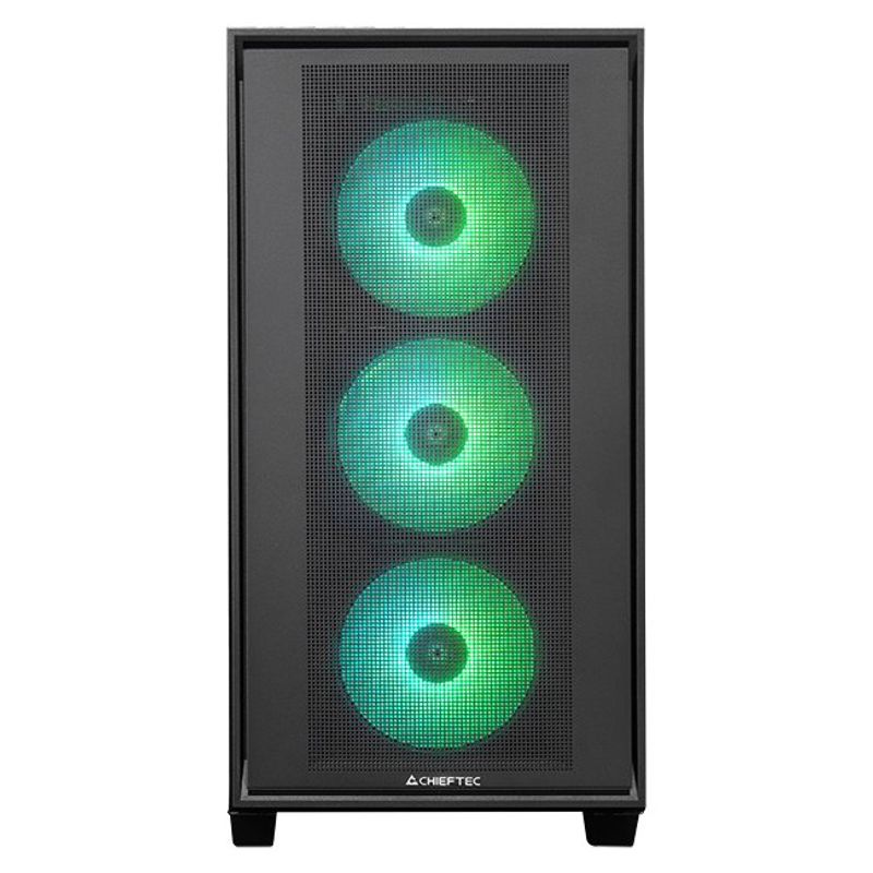 PC, gaming si accesorii - Componente PC - Componente - Carcase PC si server - Carcasa pentru computer Chieftec Hunter 3, neagra, mijloc turn - Infinity.ro