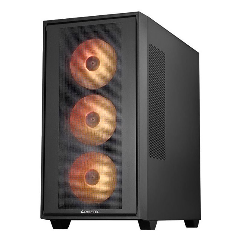 PC, gaming si accesorii - Componente PC - Componente - Carcase PC si server - Carcasa pentru computer Chieftec Hunter 3, neagra, mijloc turn - Infinity.ro